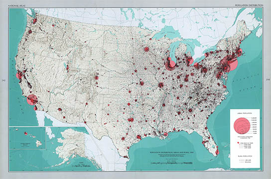 Population distribution, click for larger image