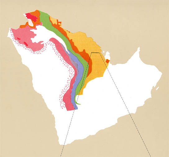 Saudi Oil Map