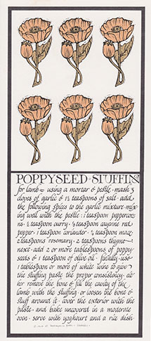 Poppyseed stuffing, click for larger image