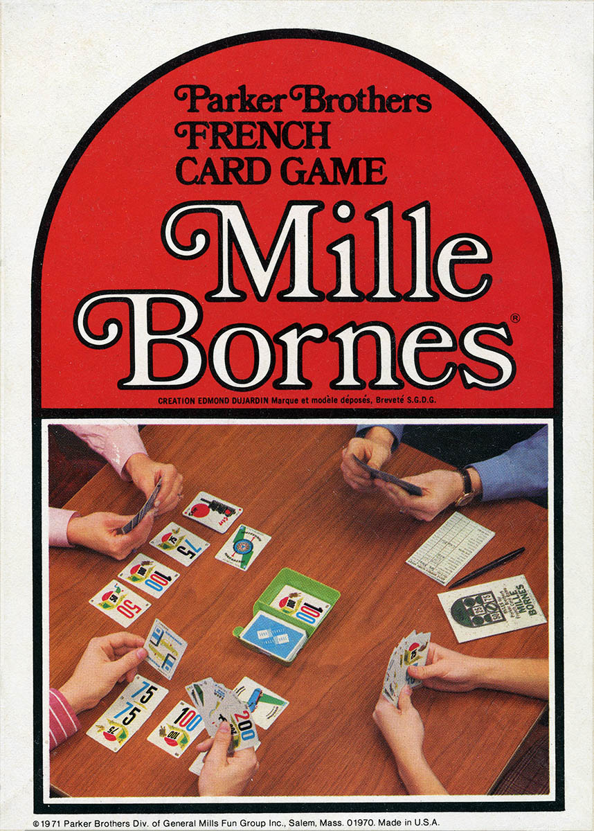 Mille Bornes Card Game (1960 Parker Brothers Bilingual Edition