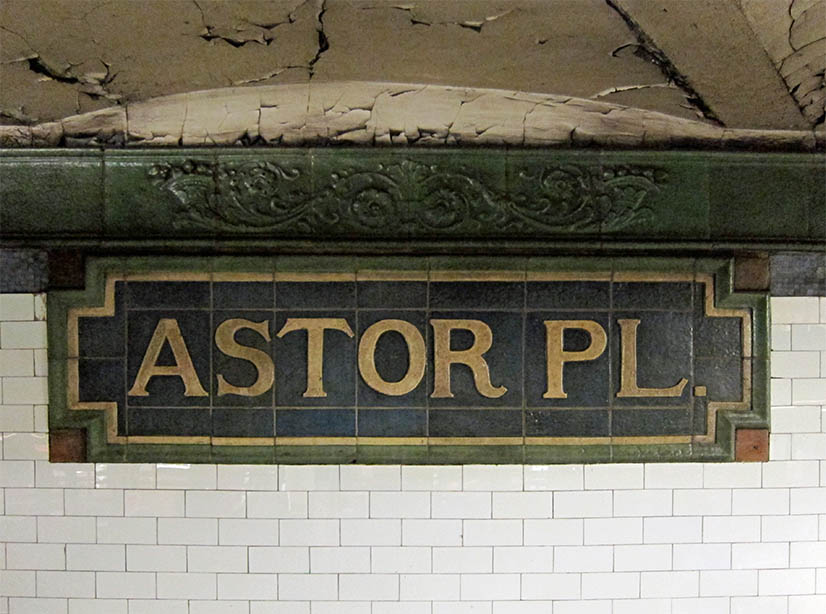 Astor Place Station, click for larger image