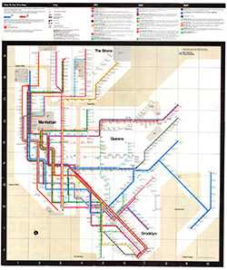 New York Subway Guide, click for larger image