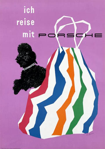 1960 poodle poster, click for larger image