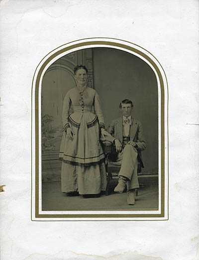 Tintype in sleeve, click for larger image