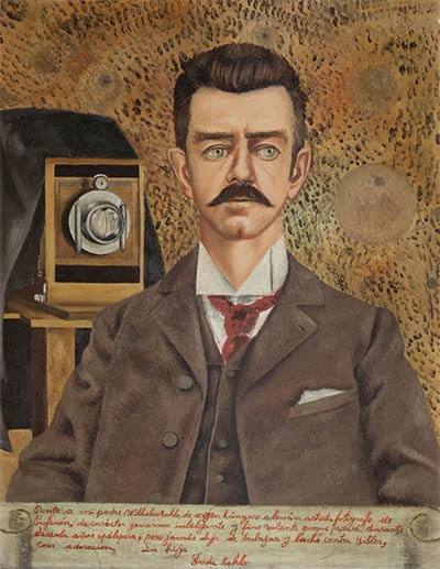 Portrait of my Father Wilhelm Kahlo, click for larger image