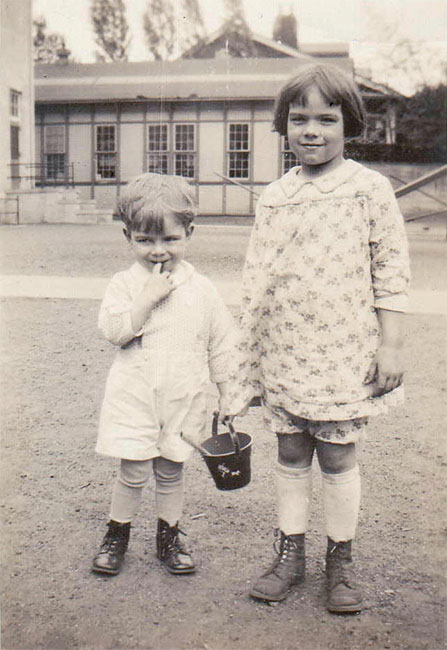 Evelyn as a child, click for a larger image