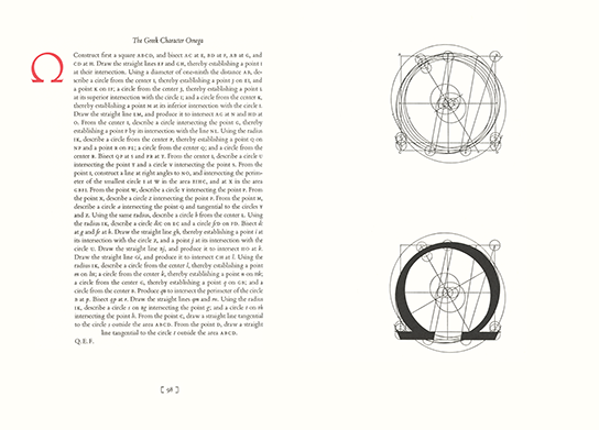 Omega - A Constructed Roman Alphabet, click for larger image