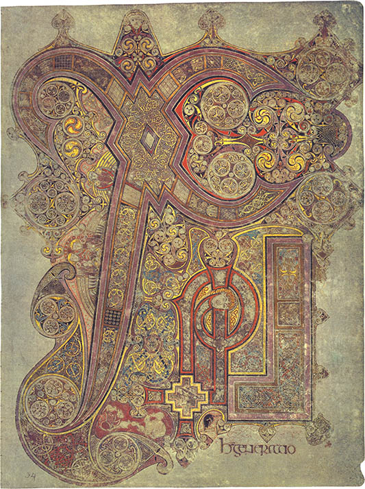 The Book of Kells, click for larger image